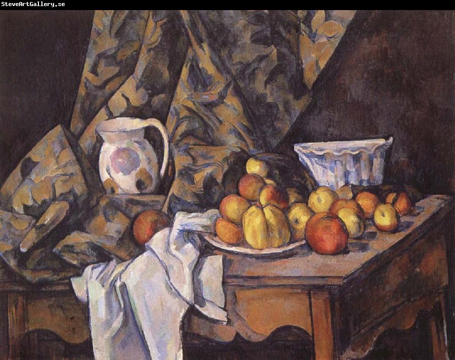 Paul Cezanne Stilleben with apples and peaches
